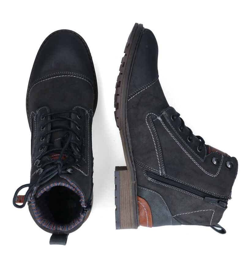 Mustang Boots à lacets en Marron pour hommes (345476)