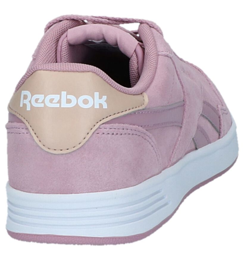 Reebok Royal Techqu Baskets en Rose en daim (221583)