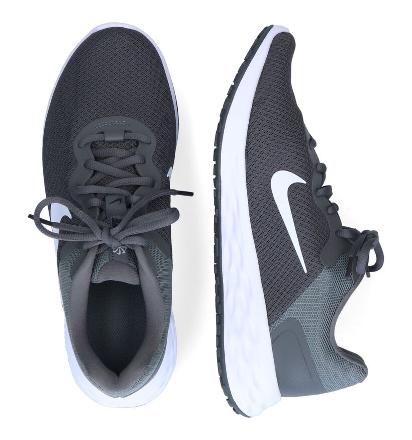 Nike Revolution 6 Grijze Sneakers in stof (299362)