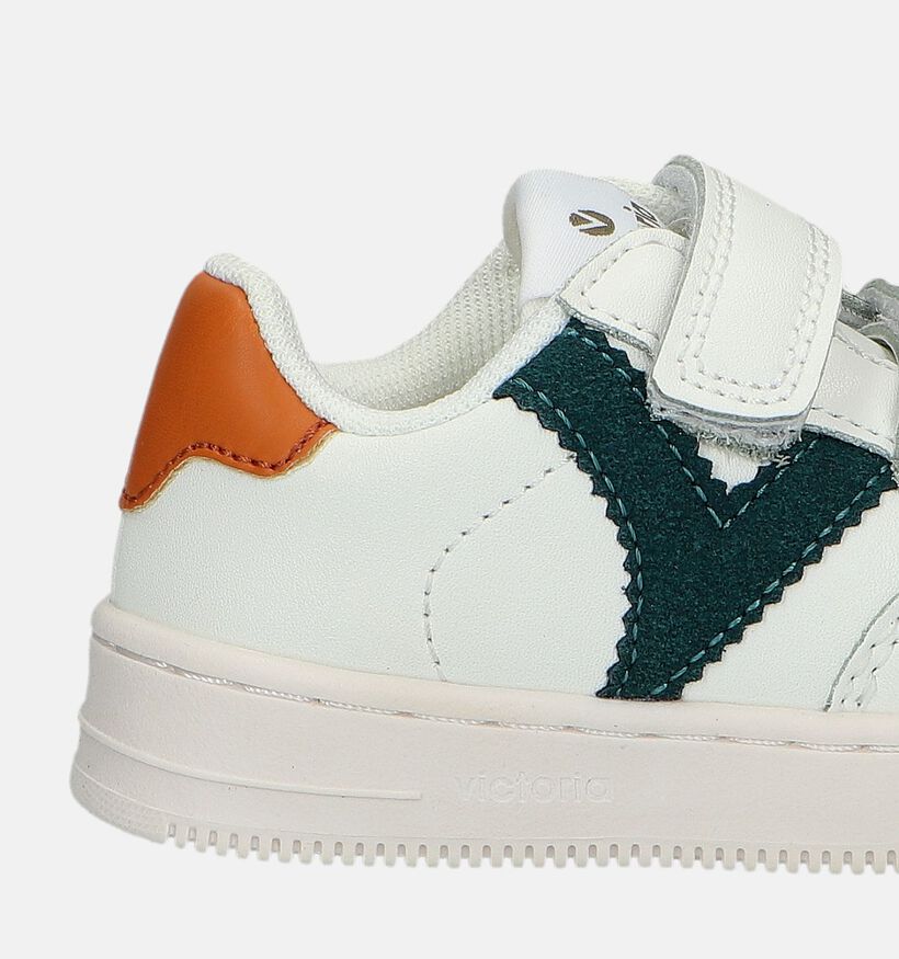 Victoria Chaussures à scratch en Blanc pour garçons (347121)