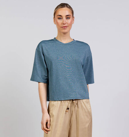 Vila T-shirts Blauw