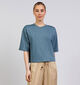 Vila Luxi Oversized Turquoise T-shirt voor dames (369464)