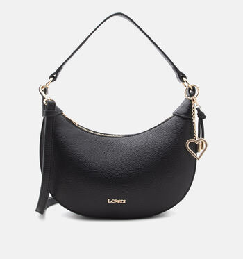 L.Credi Schoudertassen Zwart/Roze