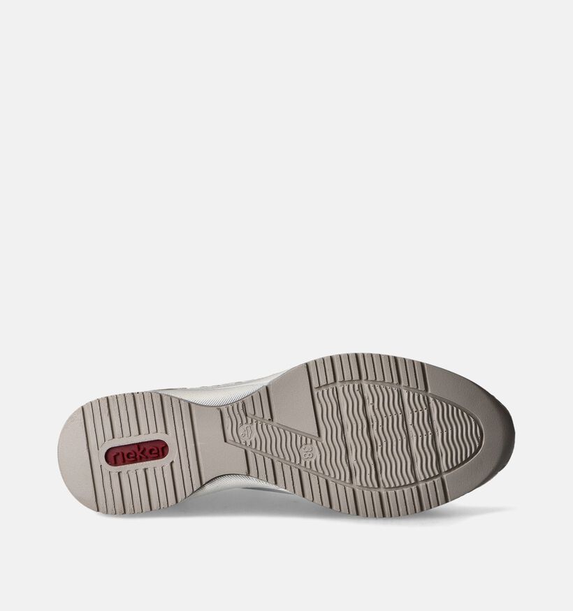 Rieker Baskets casual en Blanc pour femmes (351229) - pour semelles orthopédiques