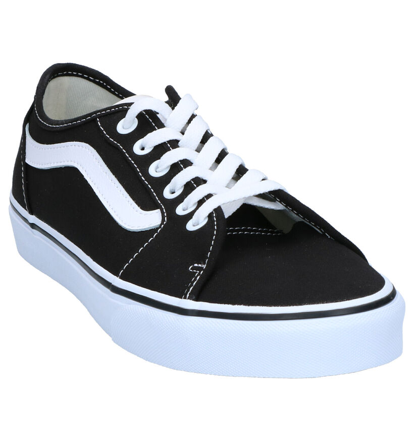 Vans Filmore Decon Zwarte Sneakers in stof (287209)