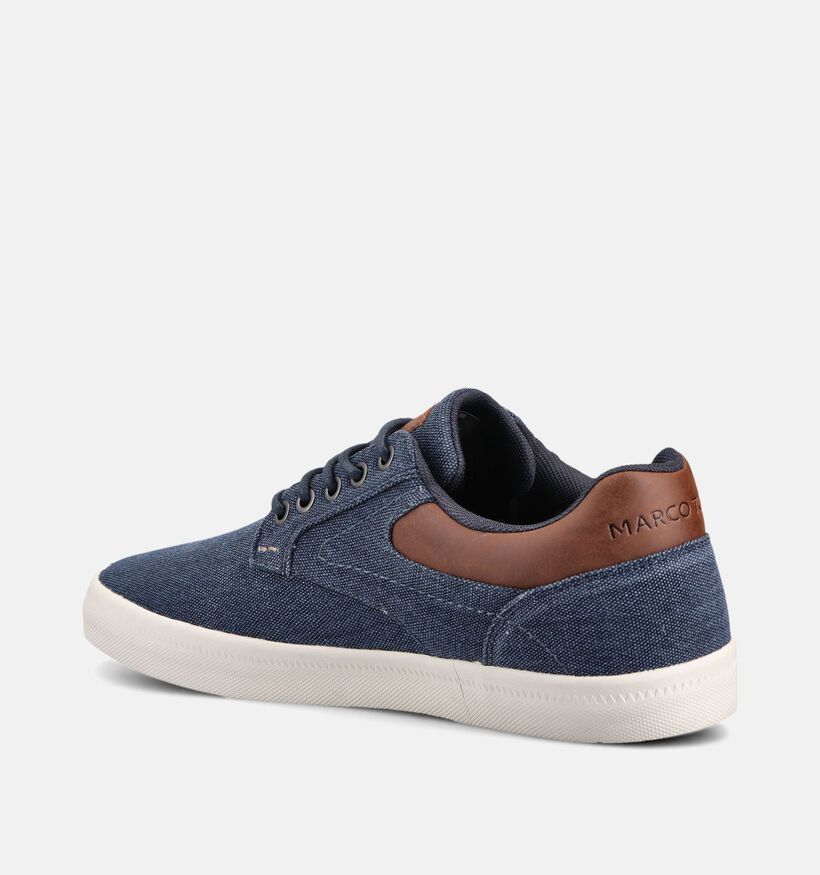 Marco Tozzi Blauwe Sneakers voor heren (371658) - geschikt voor steunzolen