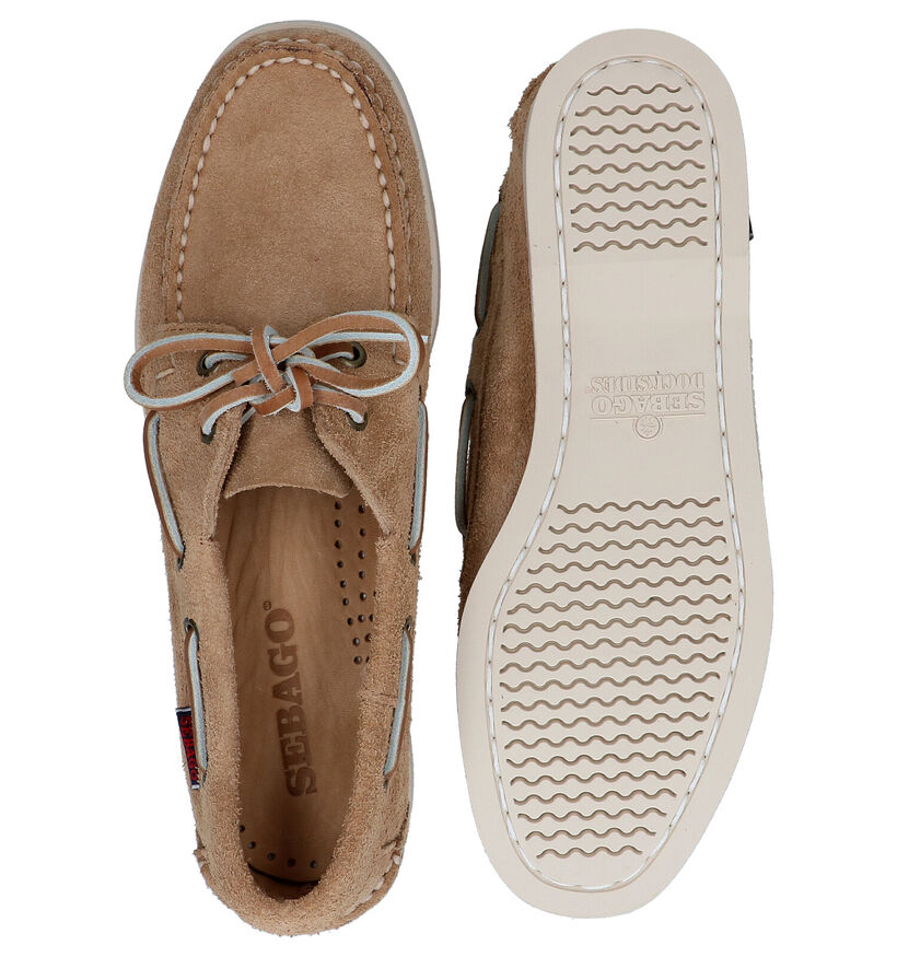 Sebago Dockside Chaussures bateau en Beige pour femmes (324096)