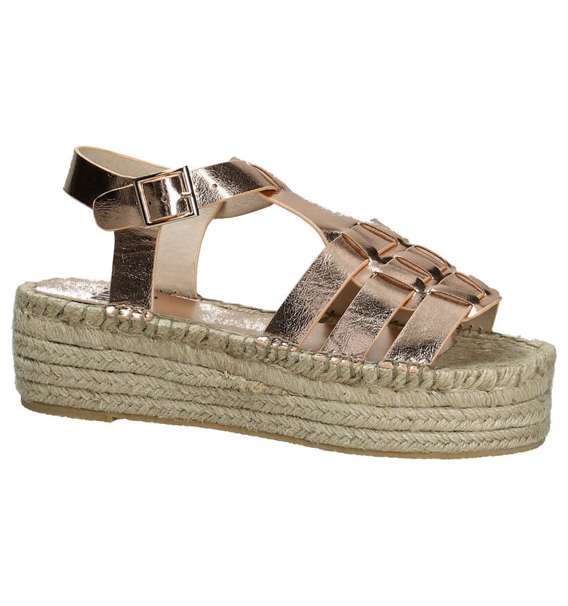 Rose Gold Sandalen Bibi Lou met Dikke Zool, , pdp