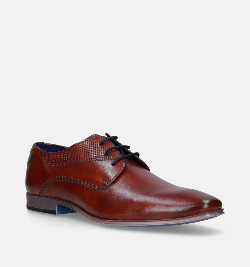 Bugatti Morino Cognac Geklede Schoenen voor heren (327863)