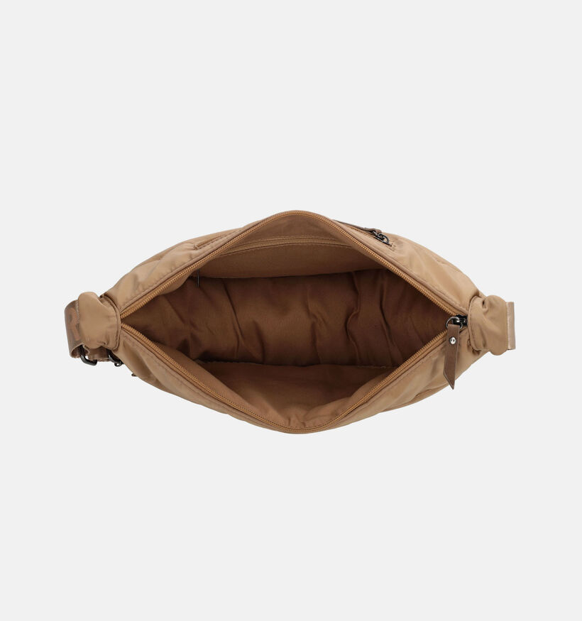 ZEBRA Lichtbruine Crossbodytas voor dames (374364)