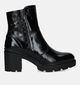 NeroGiardini Chunky bottines avec talon carré en Noir pour femmes (330731)