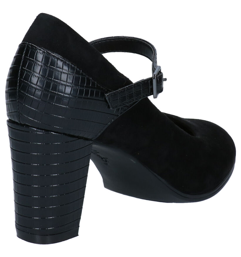 Clarks Alayna Escarpins en Noir en nubuck (280222)