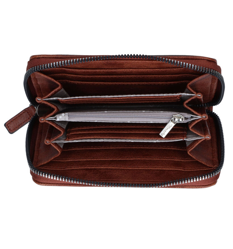 Tamaris Liane Cognac Ritsportemonnee voor dames (325644)