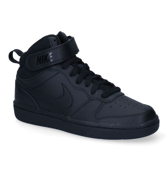 Nike Court Borough Mid 2 GS Zwarte Sneakers 