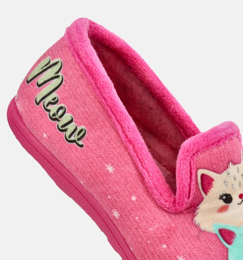 Milo & Mila Meow Roze Pantoffels voor meisjes (381133)