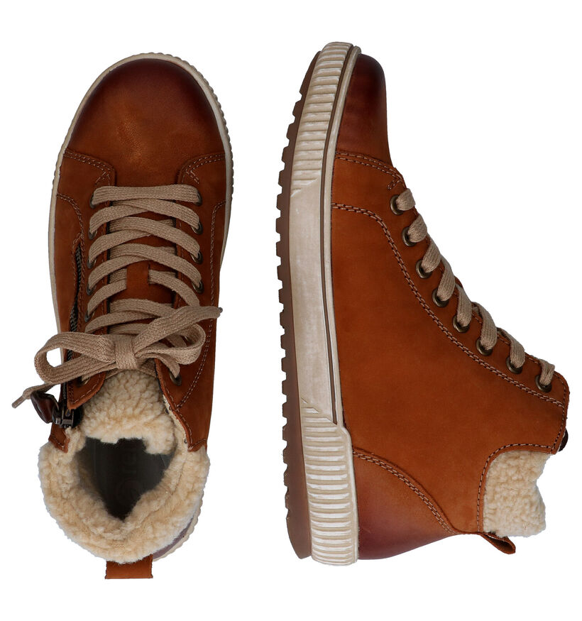 Remonte Baskets montantes en Cognac en nubuck (298046)