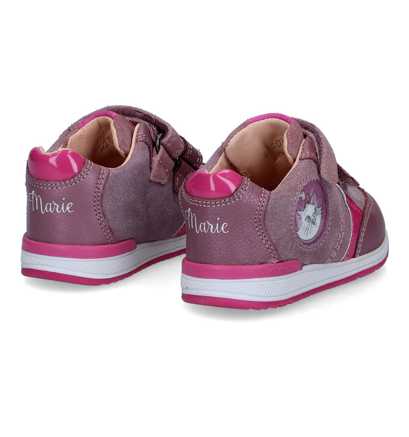 Geox Rishon Chausures pour bébé en Rose Disney Marie en cuir (317604)