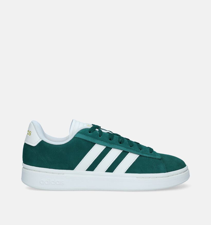 adidas Grand Court Alpha Baskets en Vert pour hommes (341490)