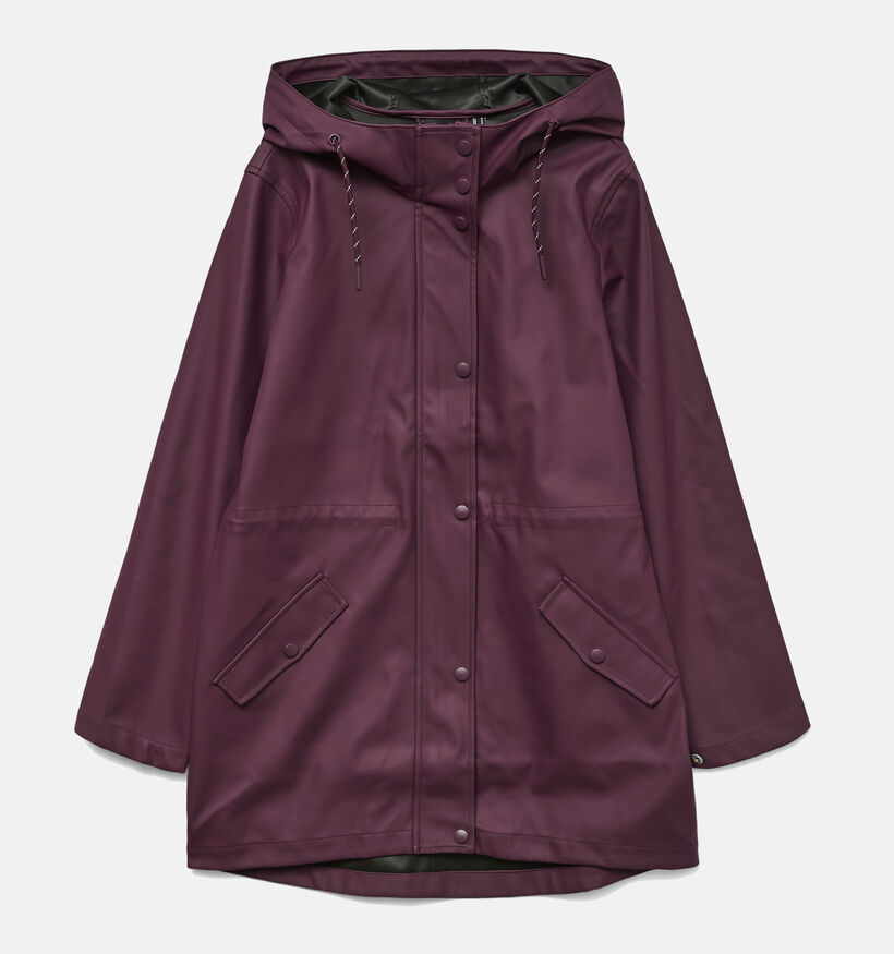 Vero Moda Malou Manteau long en Bordeaux pour femmes (377621)