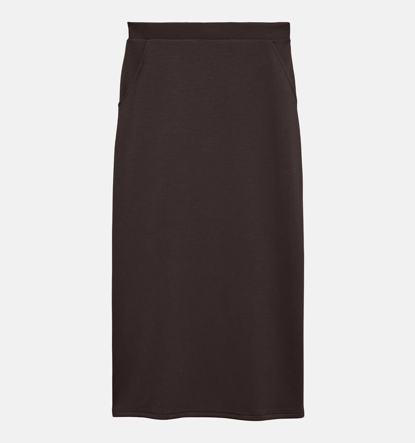 Vero Moda Hali Jupe mi-longue en Brun fonc&eacute; pour femmes (377617)