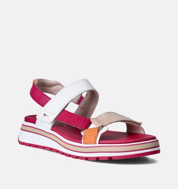 Tamaris Pure Relax Sandalen Zwart/Roze