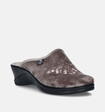 Fly Flot Pantoufles Taupe