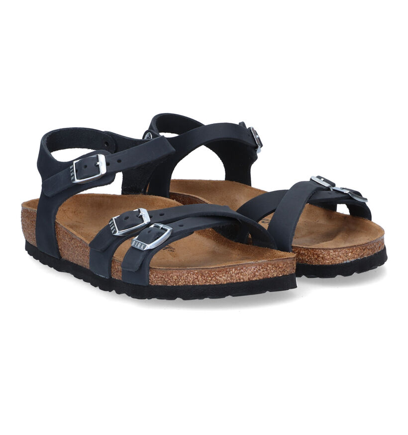 Birkenstock Kumba Sandales en Noir en cuir (305596)