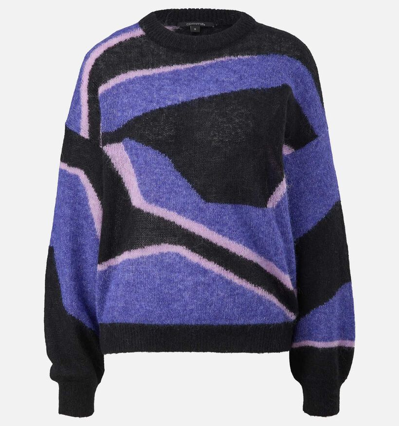 comma Pull en Noir / Violet (326503)