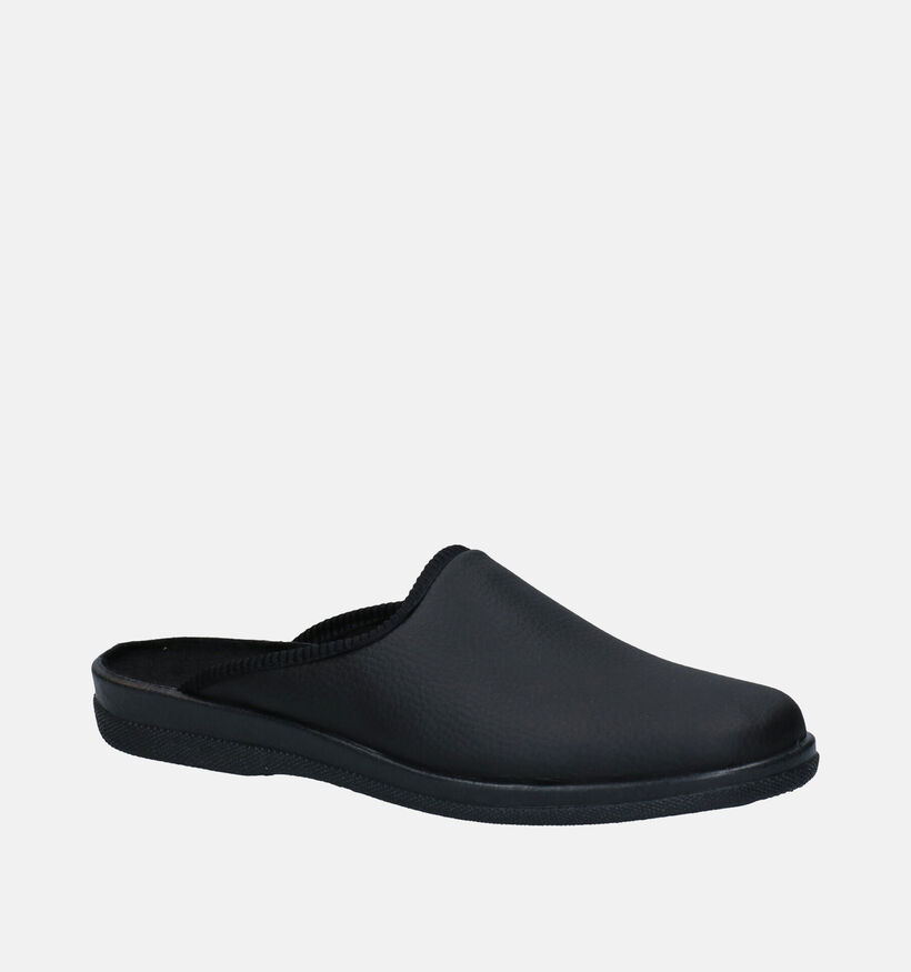 Slippers Comfort Pantoufles ouvertes en Noir pour hommes (143258)