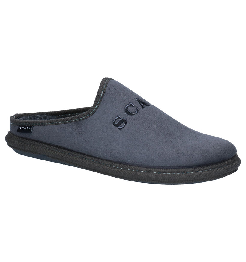 Scapa Pantoufles ouvertes en Gris foncé pour hommes (317115)