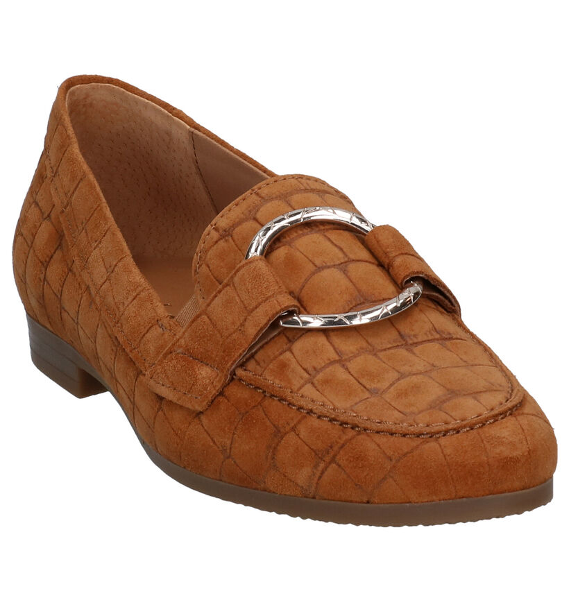 Gabor Comfort Mocassins en Cognac en daim (297416)