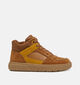 Geox Theeleven Boots &agrave; lacets en Cognac pour gar&ccedil;ons (377757) - pour semelles orthop&eacute;diques