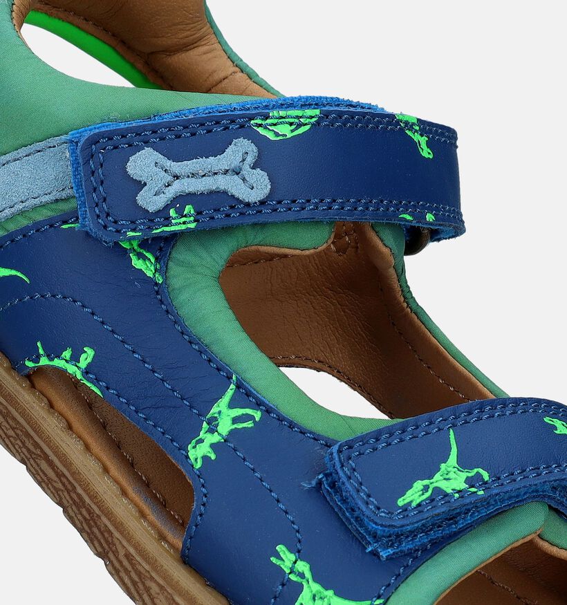 STONES and BONES Diner Blauwe Sandalen met dino's voor jongens (336584)