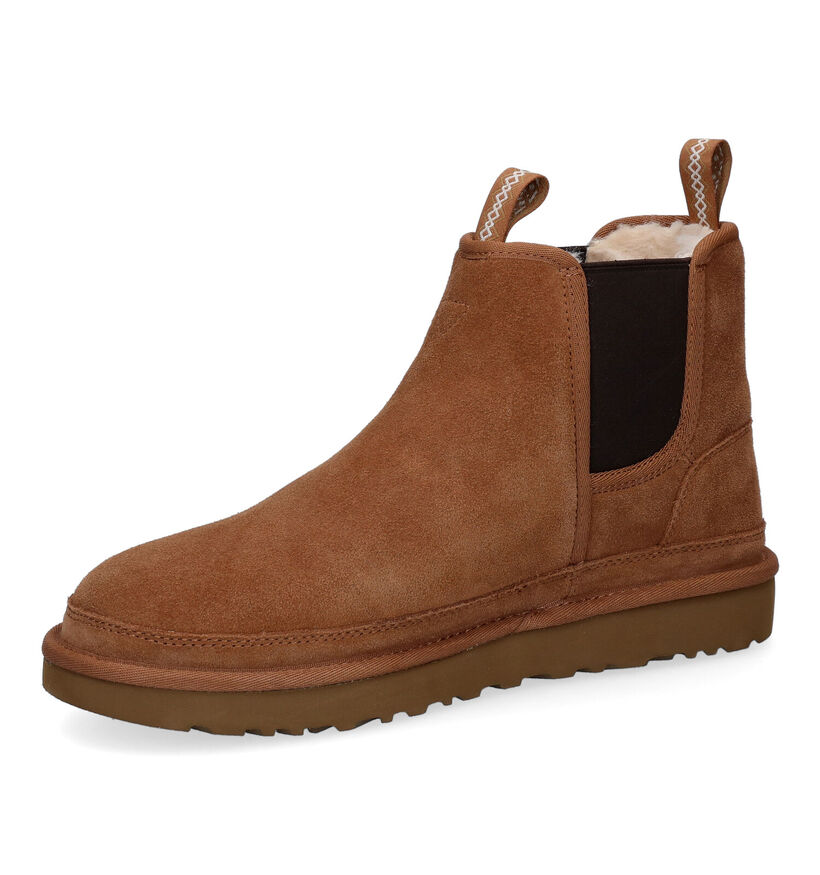 UGG Neumel Chelsea Bottes en Brun en daim (313975)