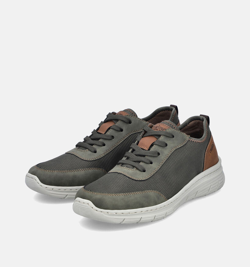 Rieker Chaussures à lacets en Vert kaki pour hommes (355126)