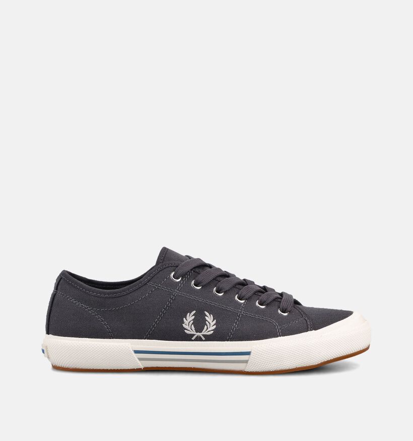 Fred Perry Vintage Tennis Canvas Donkerblauwe Veterschoenen voor heren (368927)