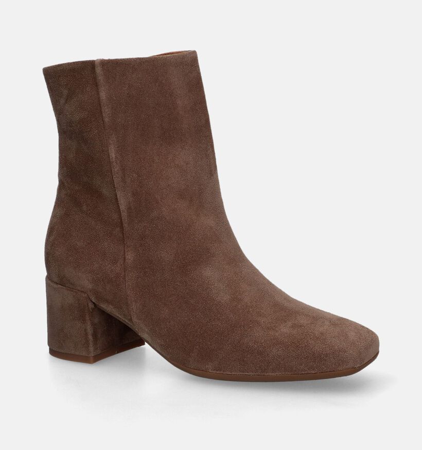 Comfort Bottines à talons en Marron en daim (315155)