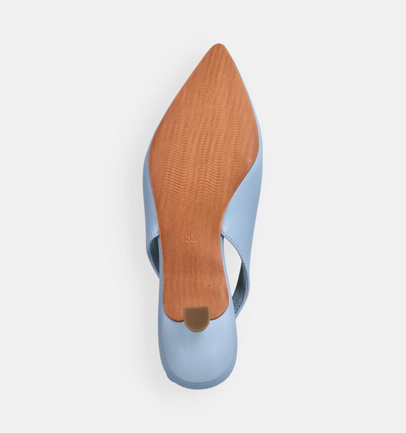 Marco Tozzi Escarpins slingback en Bleu clair pour femmes (378551)