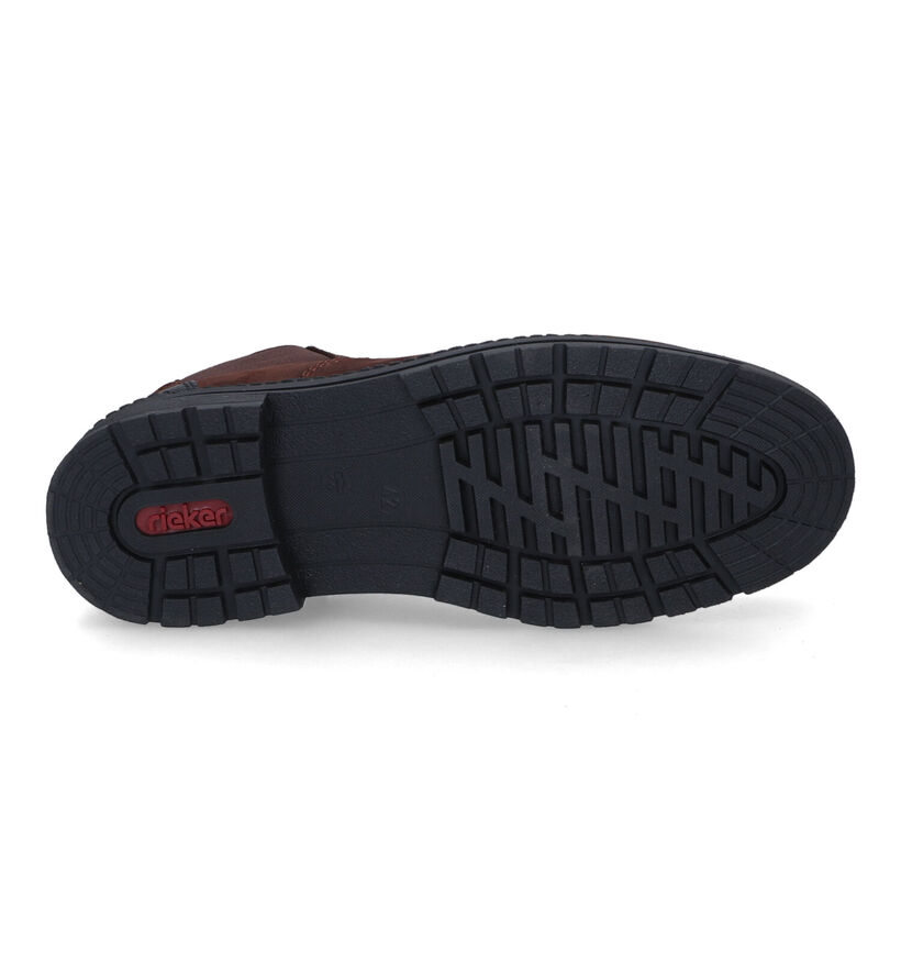 Rieker Bottines Chelsea en Brun foncé en nubuck (315591)