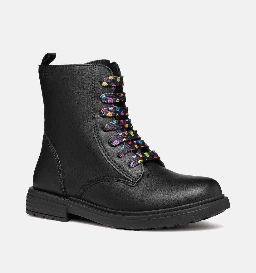 Geox Eclair Zwarte Boots Geox Eclair Zwarte Boots voor meisjes (345962) - geschikt voor steunzolen