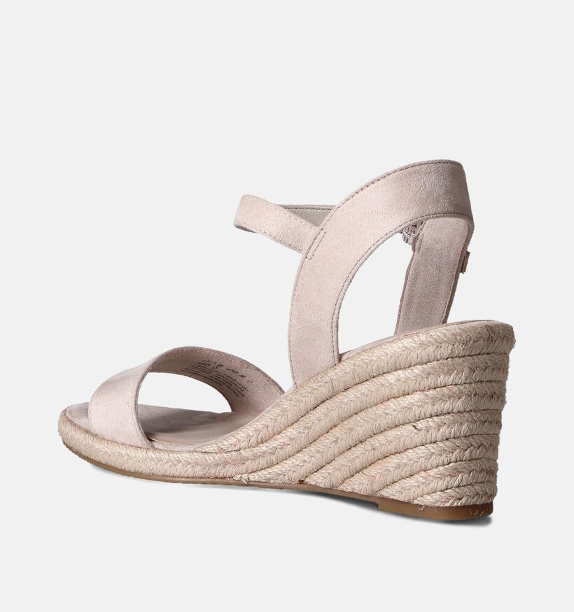 Tamaris Beige Sleehak Sandalen voor dames (365920)