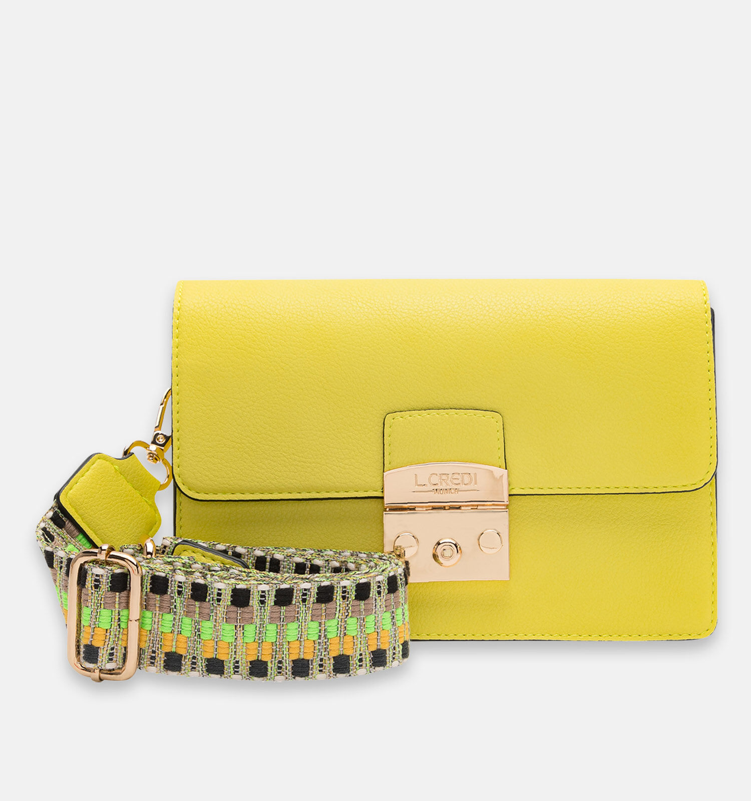 L.Credi Kiara Gele Crossbody Tas Dames Crossbody tassen Online op TORFS.BE