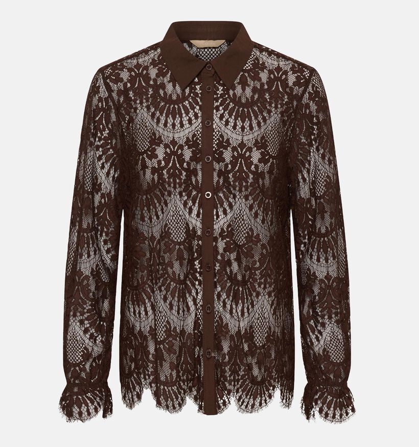 Culture Arto Okram Chemise en Brun fonc&eacute; pour femmes (380500)