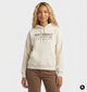 New Balance Trackside Beige Sweater met Kap voor dames (385899)