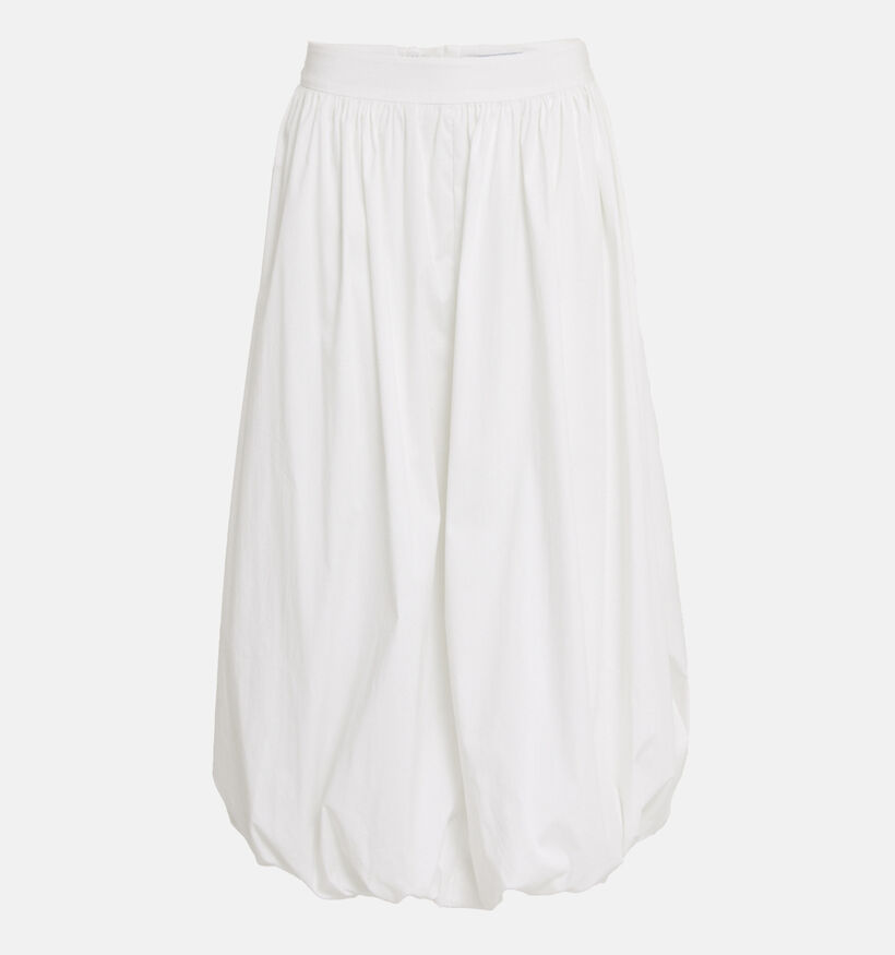 Minus Oline Jupe mi-longue en Blanc pour femmes (371814)