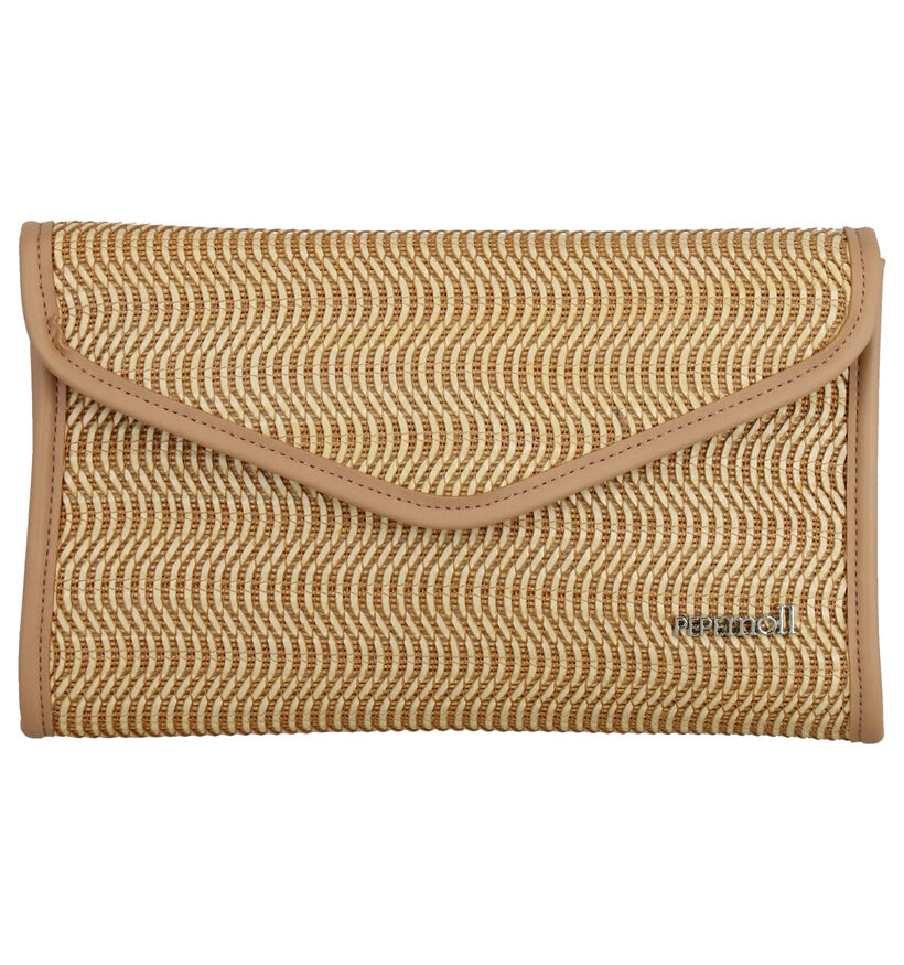 Pepe Moll Beige Crossbody Tas in stof (274731)