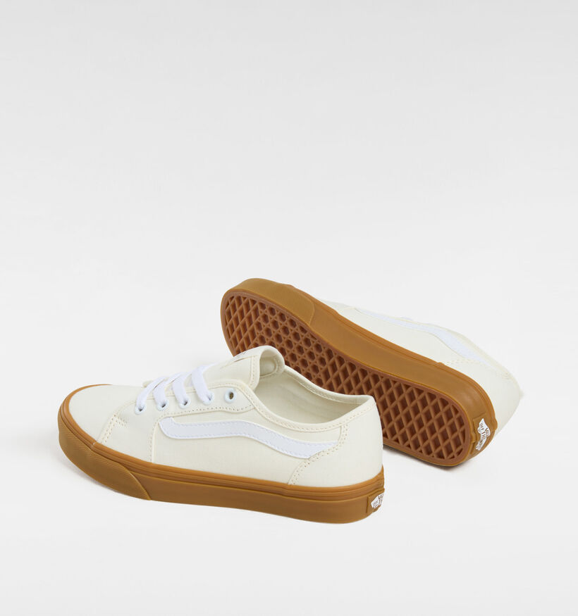 Vans Filmore Decon Baskets pour skate en Naturel pour femmes (351338)