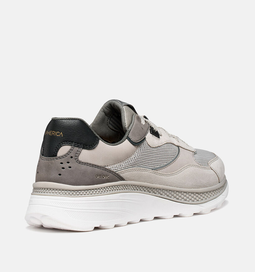 Geox Spherica Actif X1 Grijze Sneakers voor heren (369116) - geschikt voor steunzolen