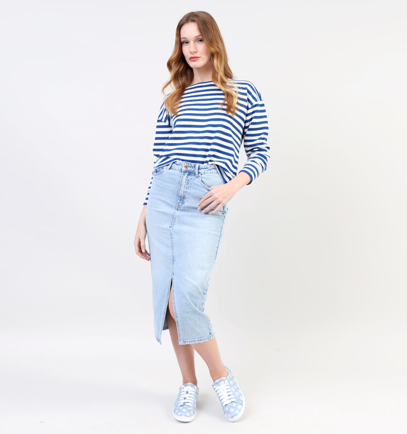 Vero Moda Veri Jupe en jeans en Bleu pour femmes (337270)