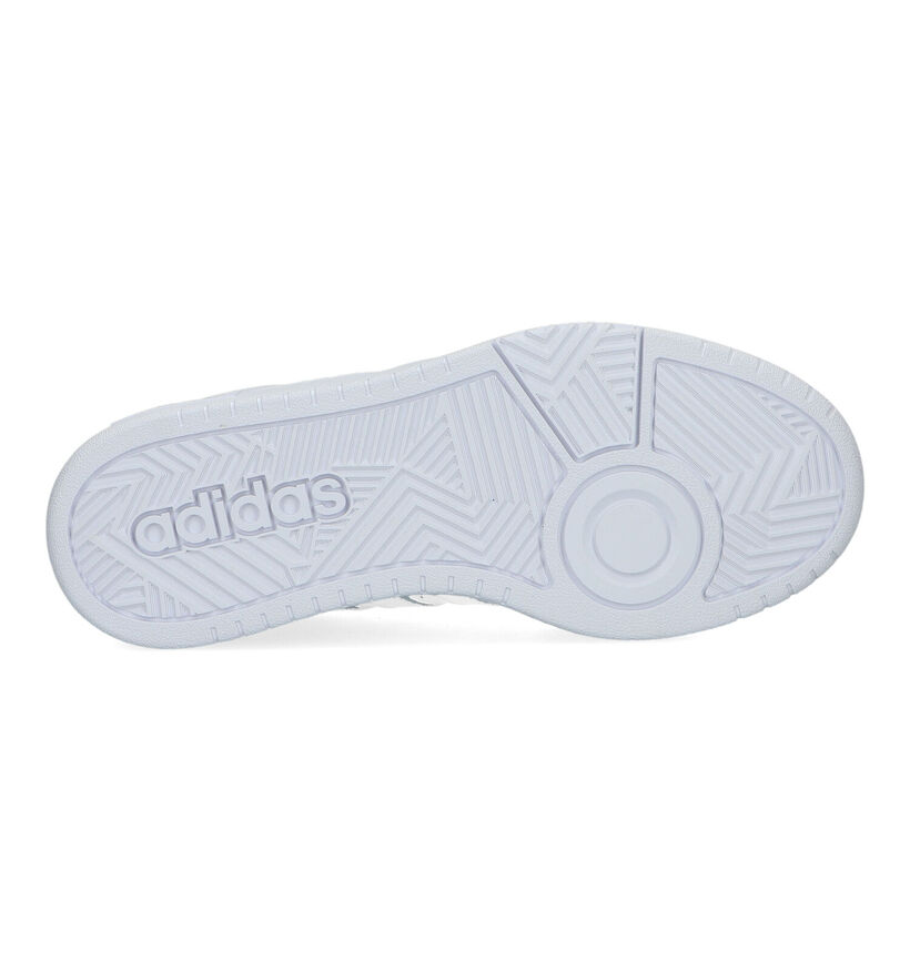 adidas Hoops 3.0 Witte Sneakers in kunstleer (318794)